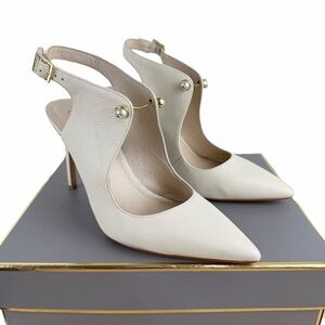 Louise et Cie Jonah Pearl Pumps Cream Size 9.5